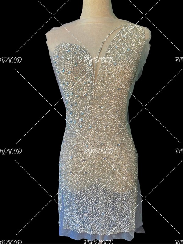 Juliette - Rhinestone Bodice Applique 
