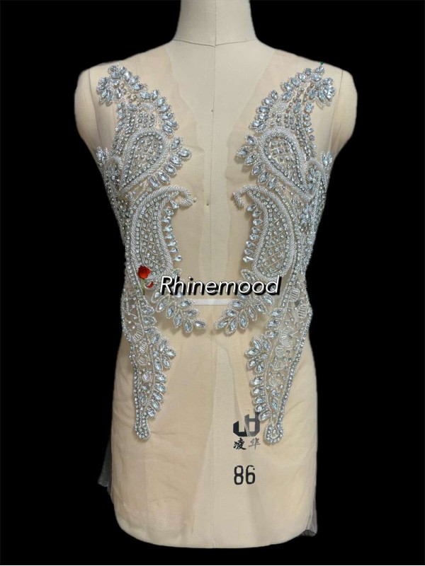 June - Rhinestone Bodice Applique 