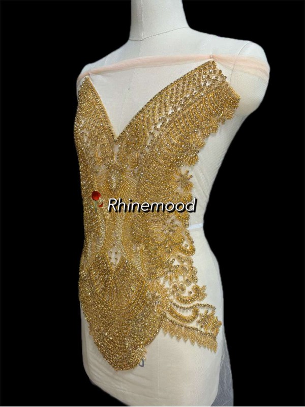 Layla  - Rhinestone Bodice Applique