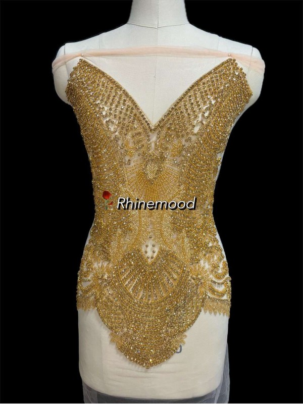 Layla  - Rhinestone Bodice Applique