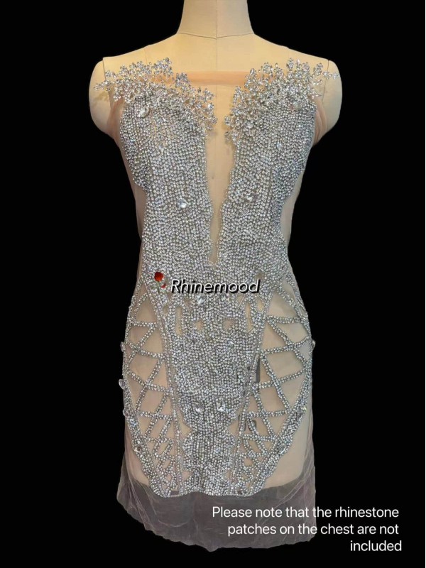 Lola - Rhinestone Bodice Applique