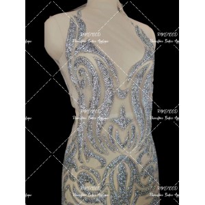 Luna - Rhinestone Bodice Applique 
