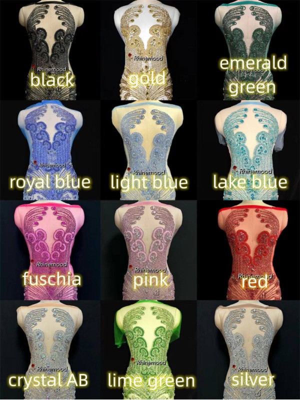 Luxe - Rhinestone Bodice Applique 