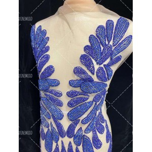 Nina - Rhinestone Bodice Applique 