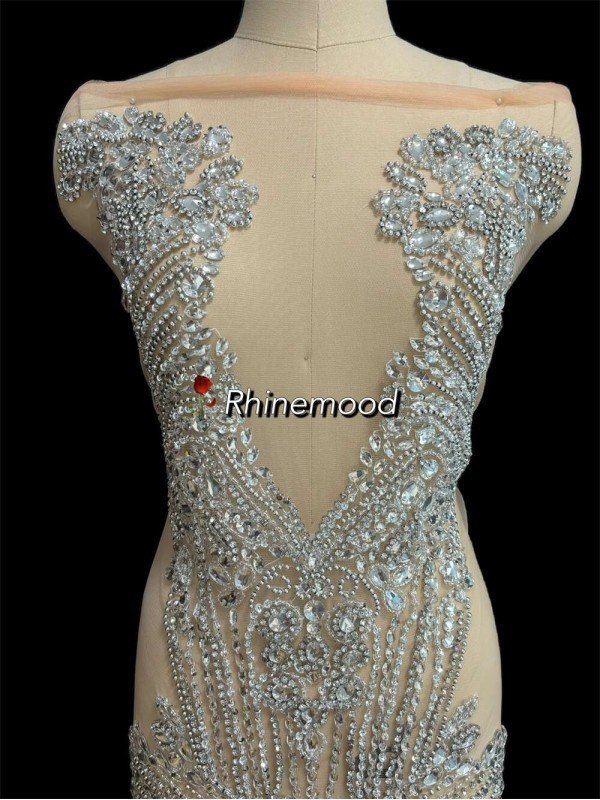 Rosa - Rhinestone Bodice Applique