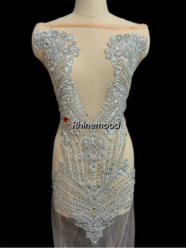 Rosa - Rhinestone Bodice Applique