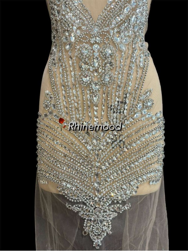 Rosa - Rhinestone Bodice Applique