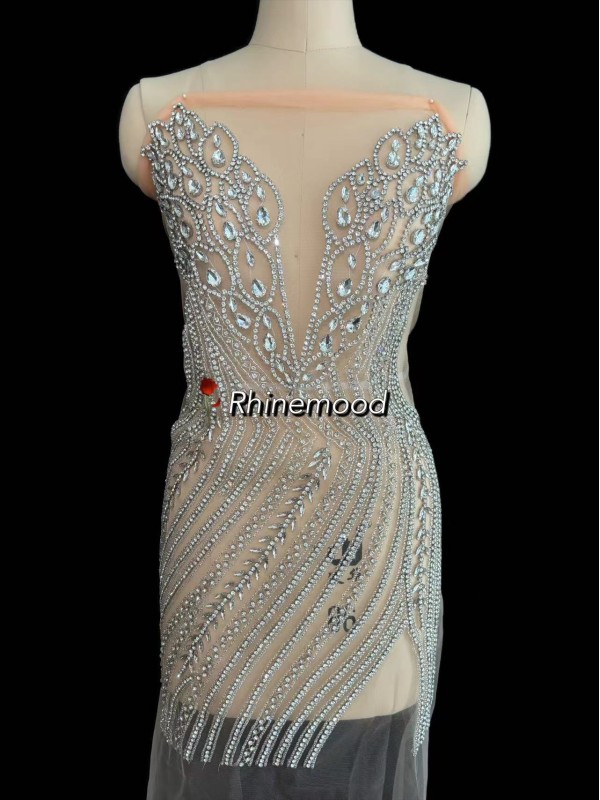 Savannah - Rhinestone Bodice Applique 