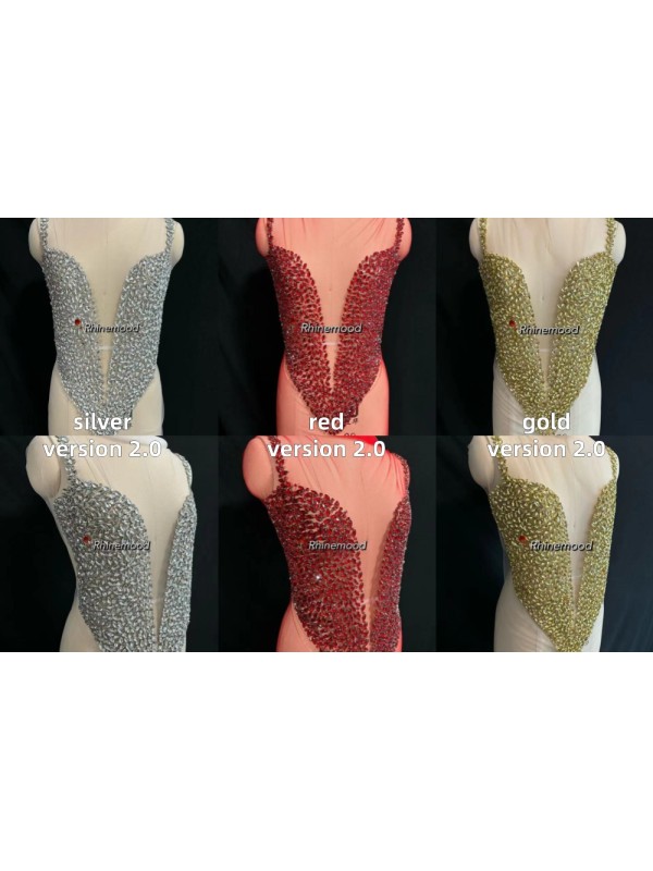 Stella - Rhinestone Bodice Applique 