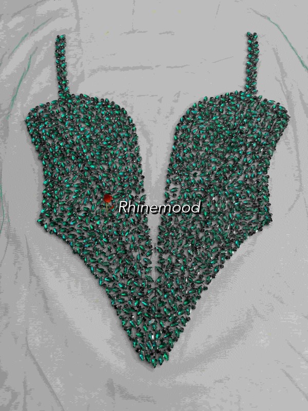 Stella - Rhinestone Bodice Applique 