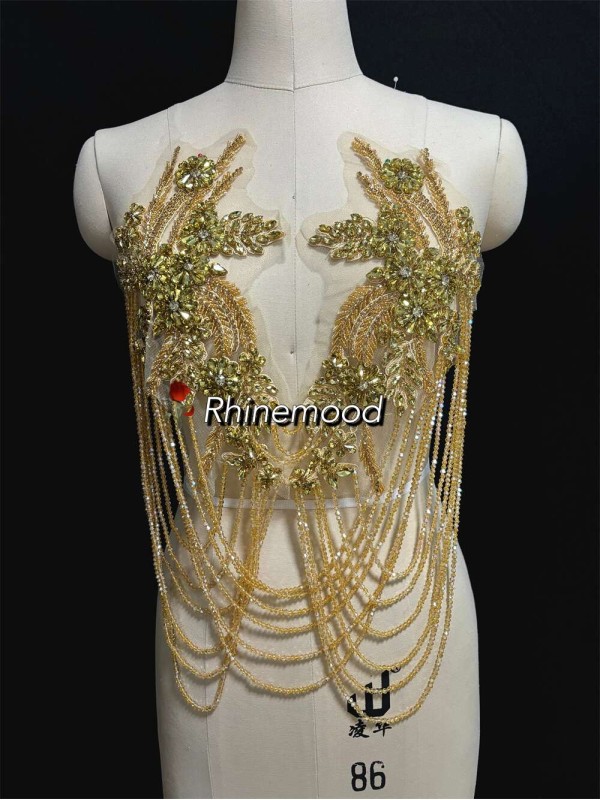 Talia - Rhinestone Bodice Applique