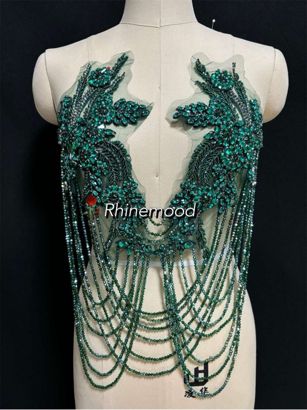 Talia - Rhinestone Bodice Applique