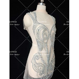 Zoey - Rhinestone Bodice Applique 