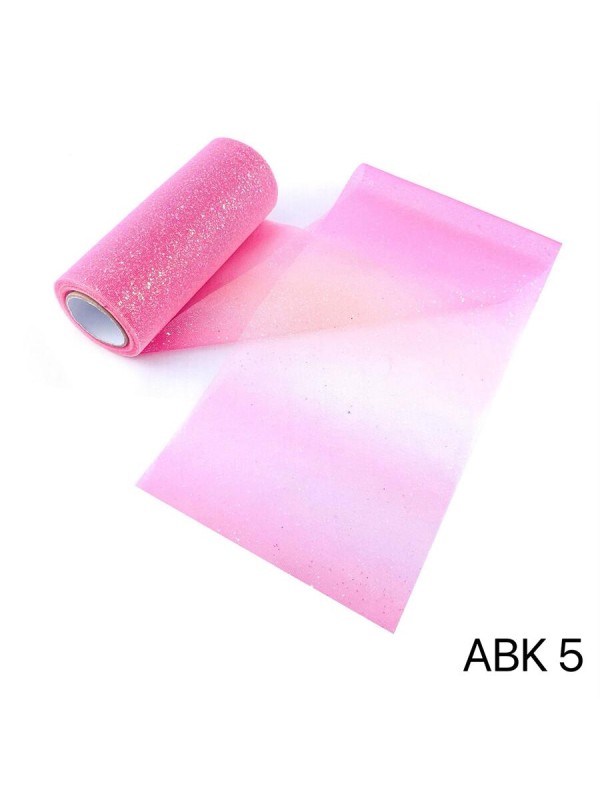 Glitter Rainbow Tulle Bolt