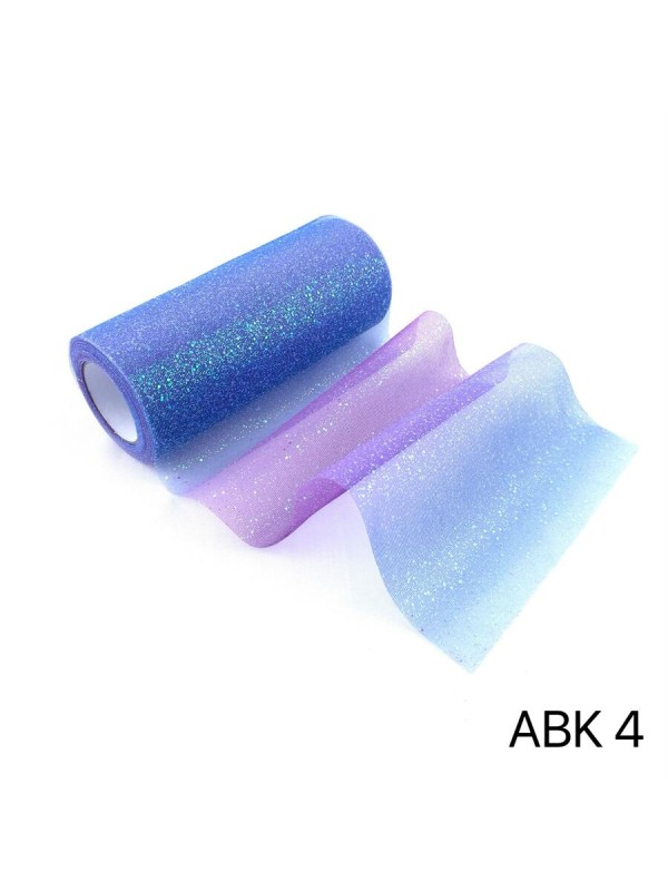 Glitter Rainbow Tulle Bolt